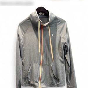 Under Armour | Women’s Gray Full-Zip Hoodie Lightweight Workout Jacket | M